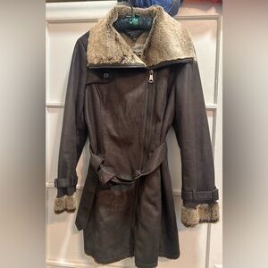 Marc New York by Andrew Marc Brown shearling Lined jacket
